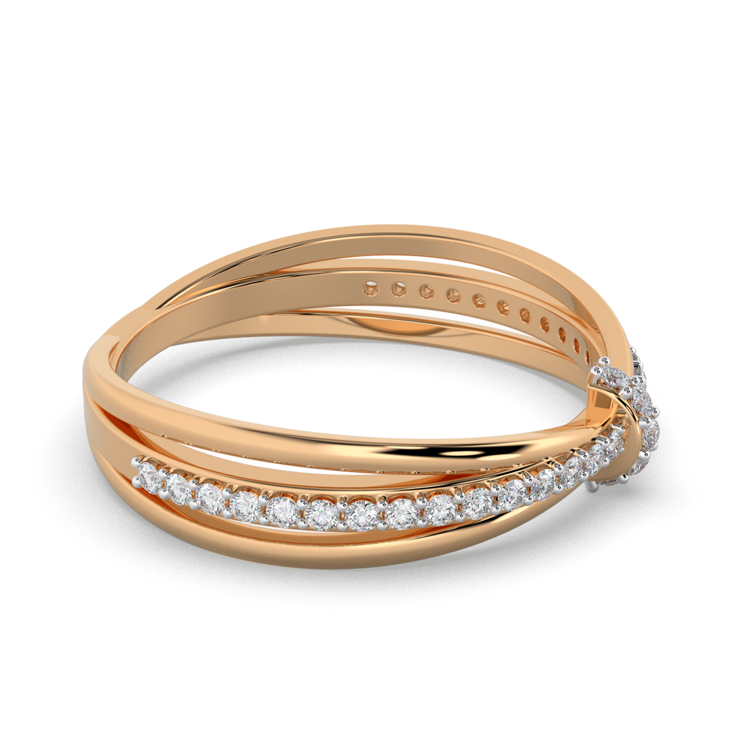Celestial Petal 14Kt Diamond Ring