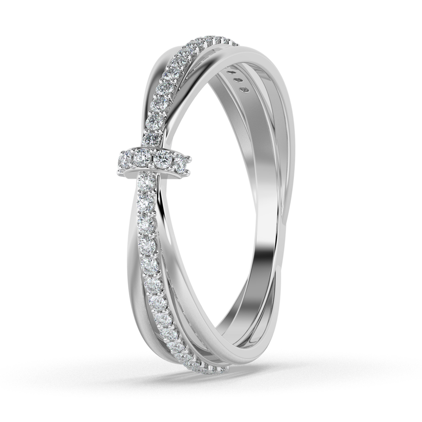 Celestial Petal 14Kt Diamond Ring