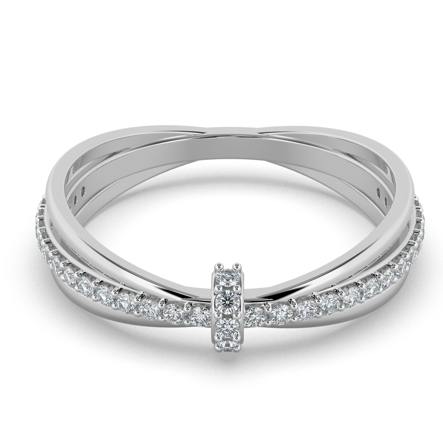 Celestial Petal 14Kt Diamond Ring