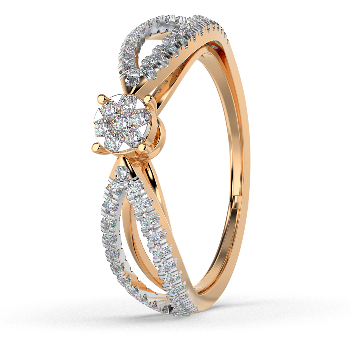Whispering Sky 14Kt Diamond Ring
