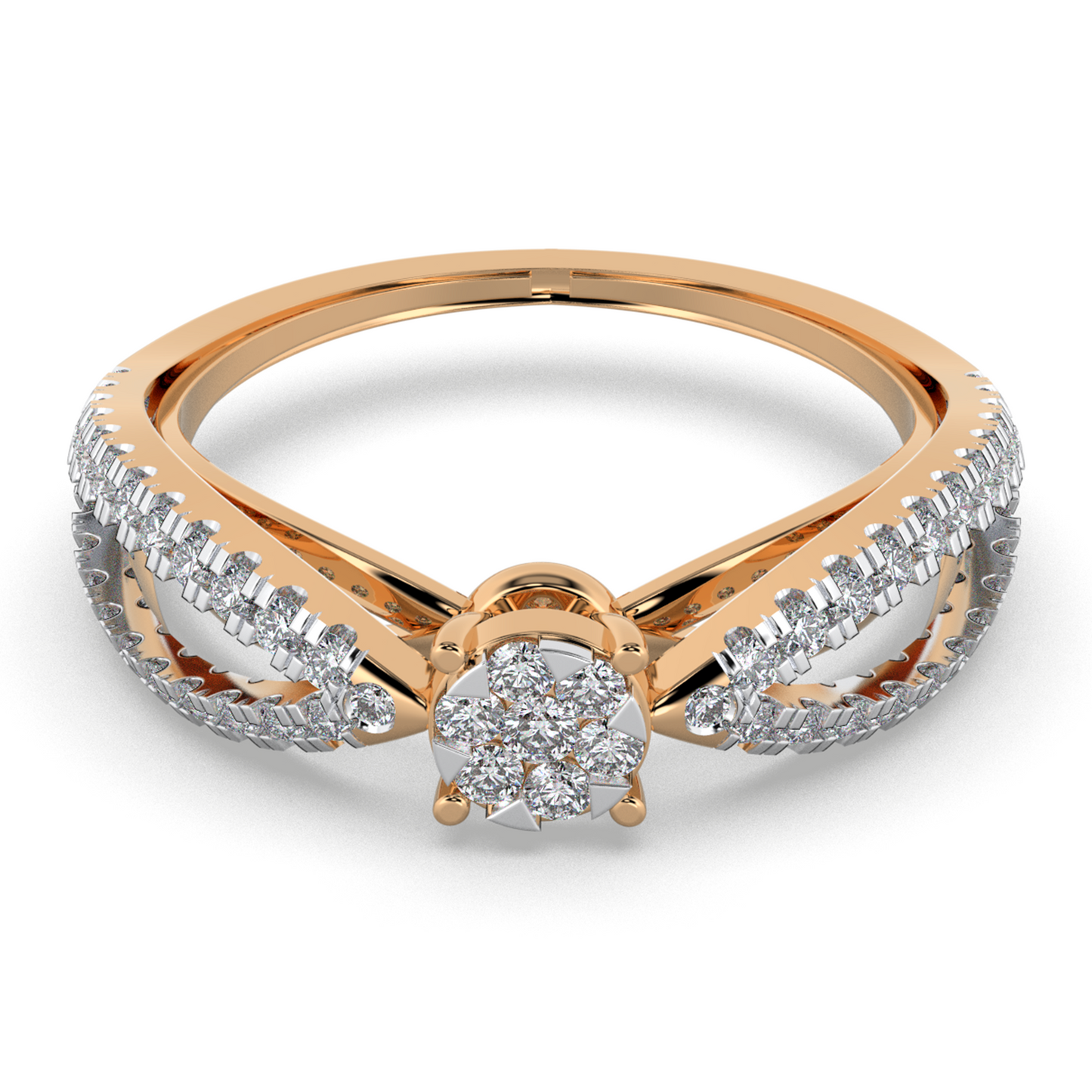 Whispering Sky 18Kt Diamond Ring