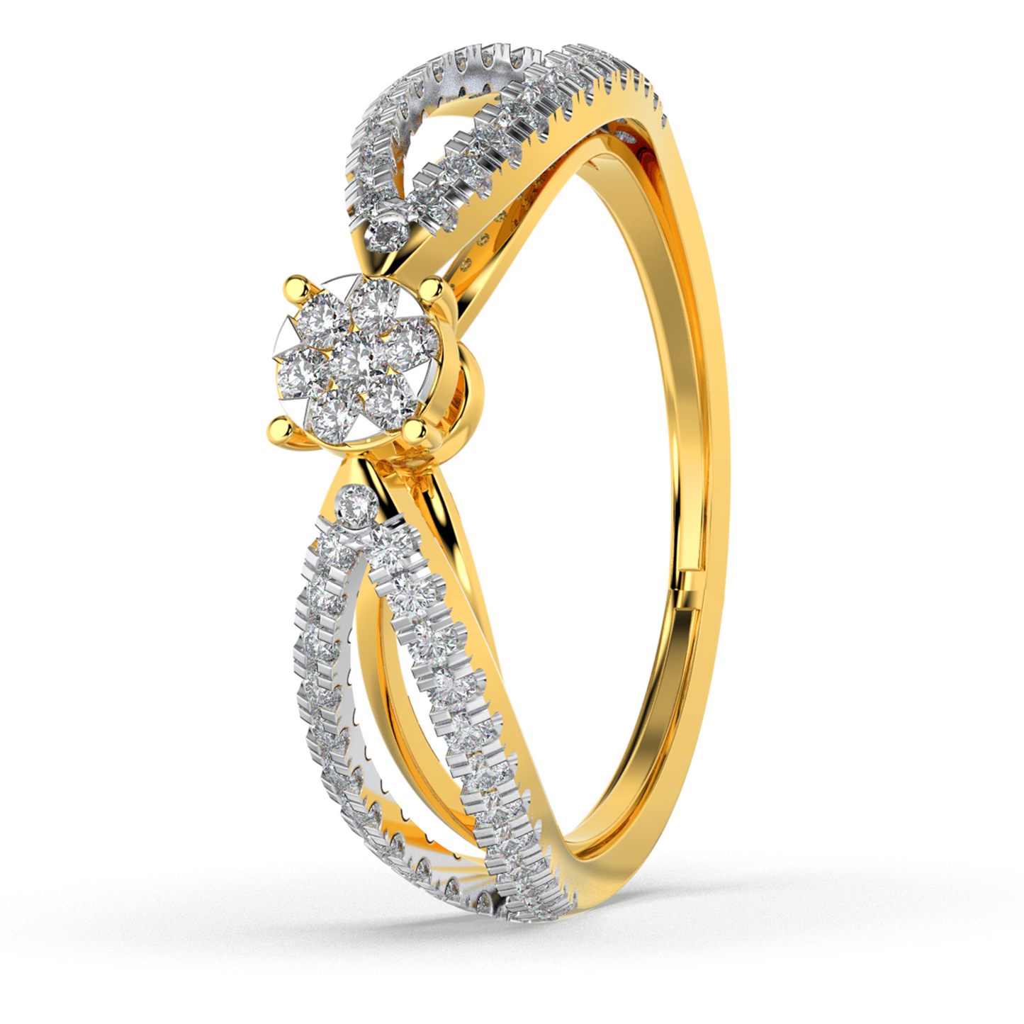 Whispering Sky 14Kt Diamond Ring