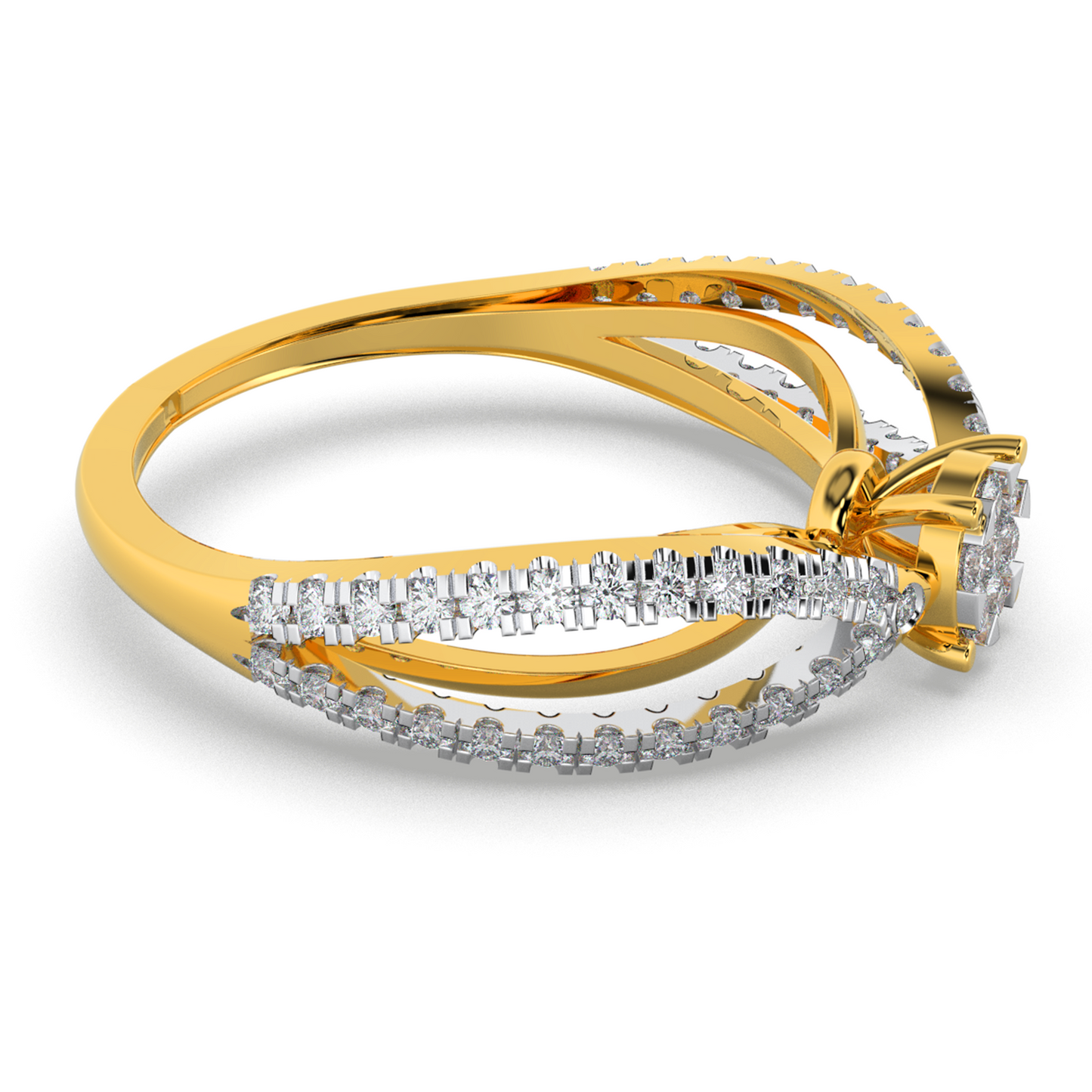 Whispering Sky 14Kt Diamond Ring