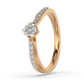Aurora Ember 14Kt Diamond Ring
