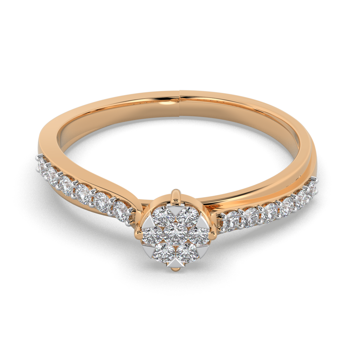 Aurora Ember 14Kt Diamond Ring