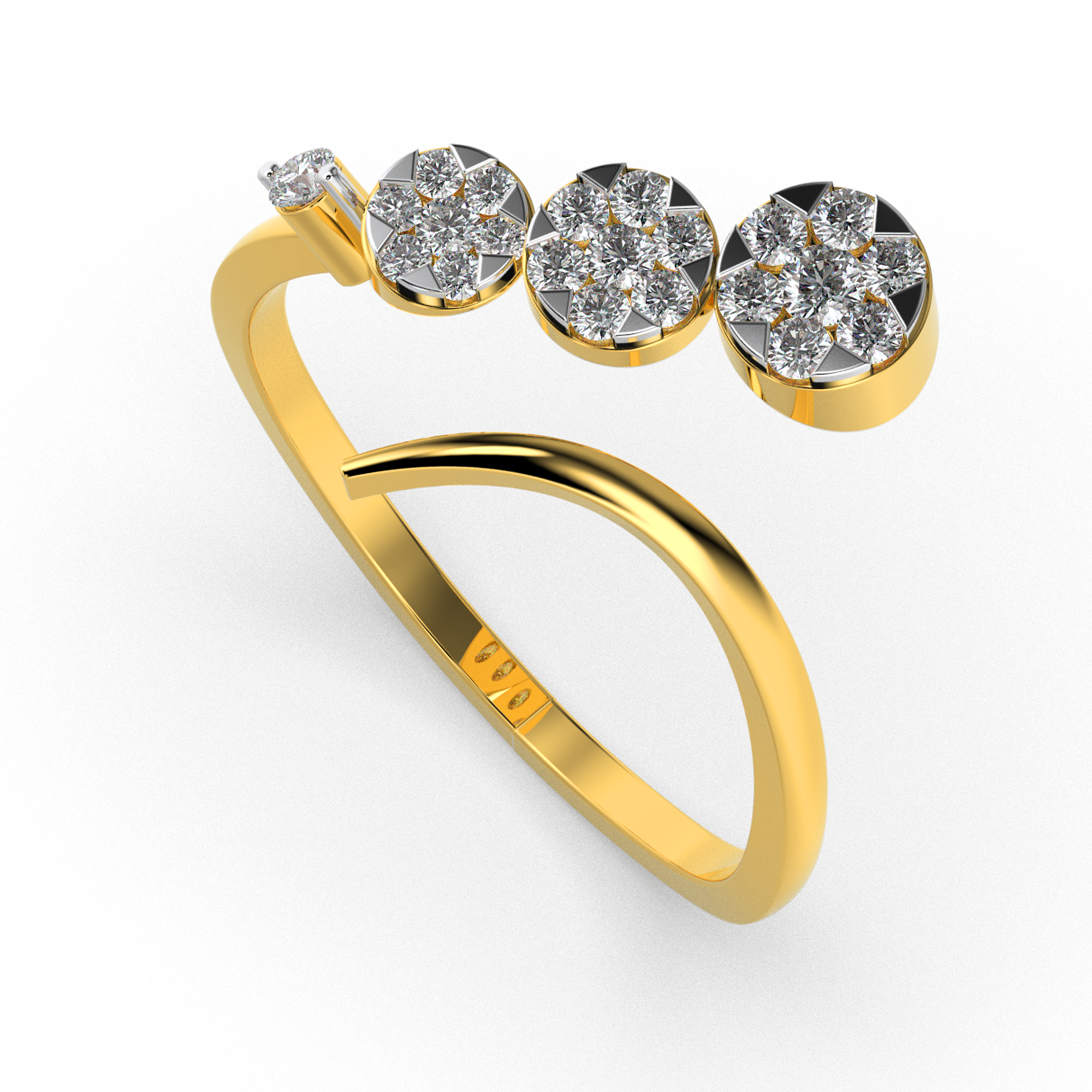 Ocean Mist 14Kt Diamond Ring