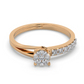 Sapphire Glow 14Kt Diamond Ring