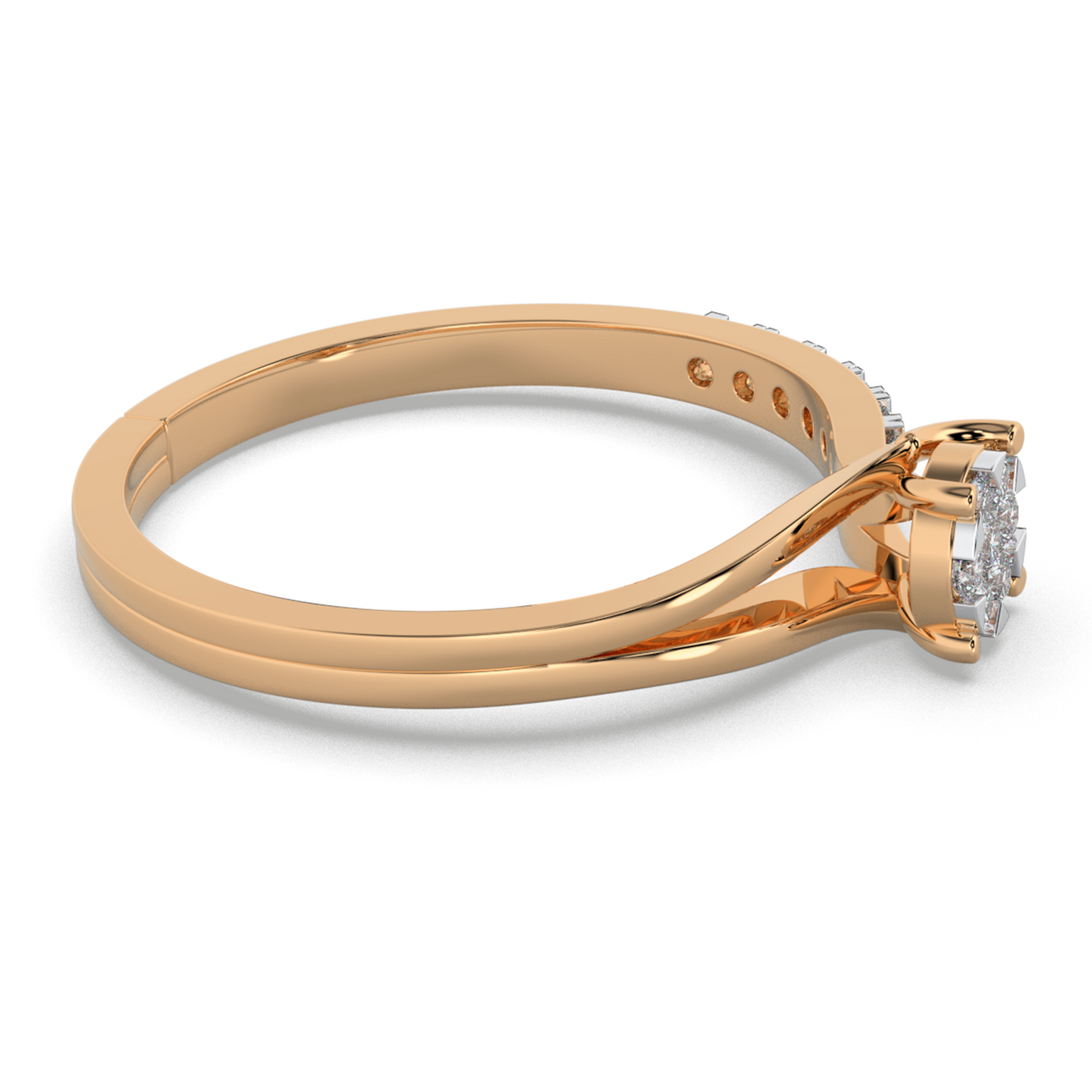 Sapphire Glow 18Kt Diamond Ring