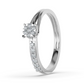 Sapphire Glow 18Kt Diamond Ring