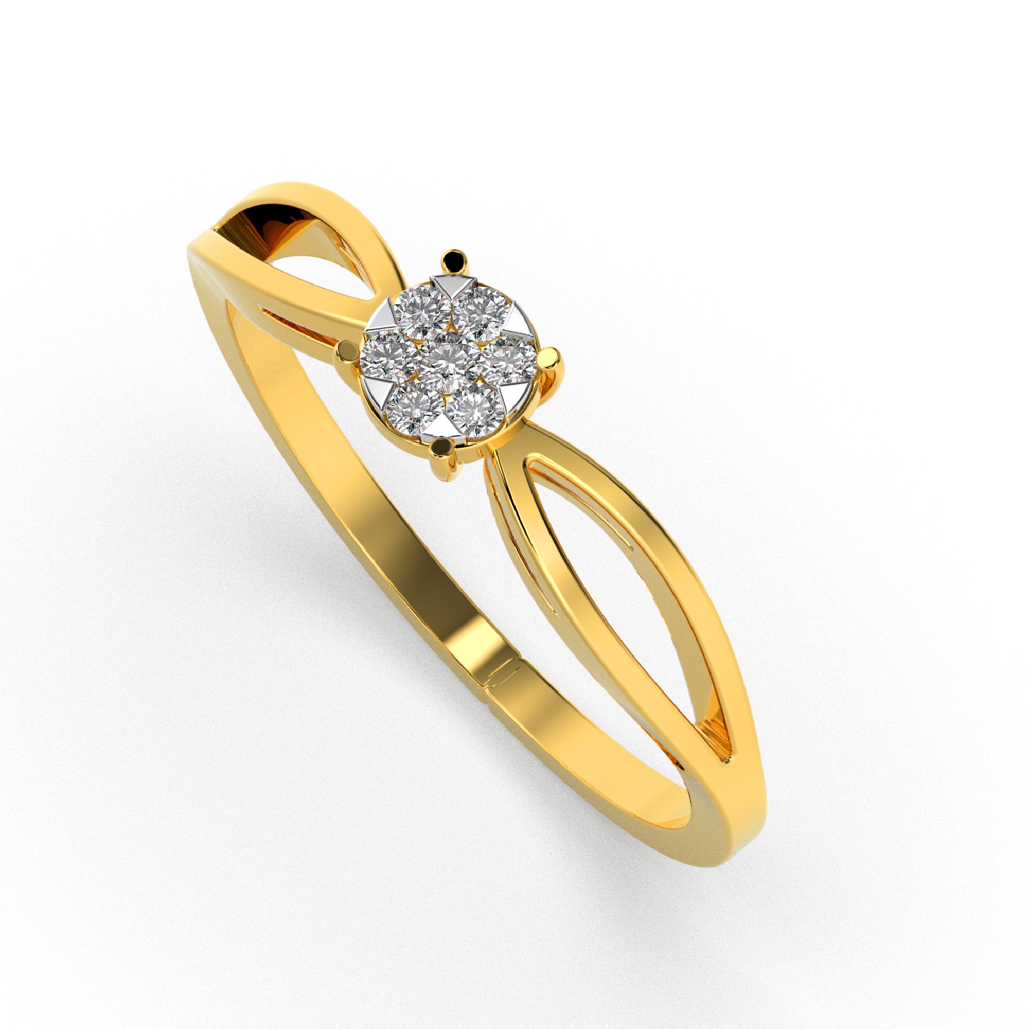 Starlight Grace 14Kt Diamond Ring