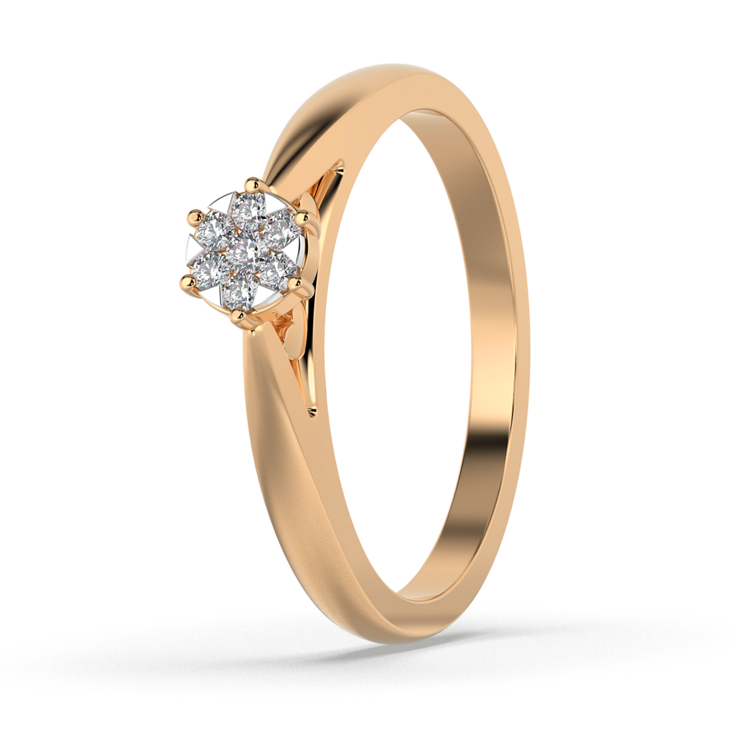 Amber Horizon 14Kt Diamond Ring