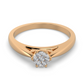 Amber Horizon 14Kt Diamond Ring