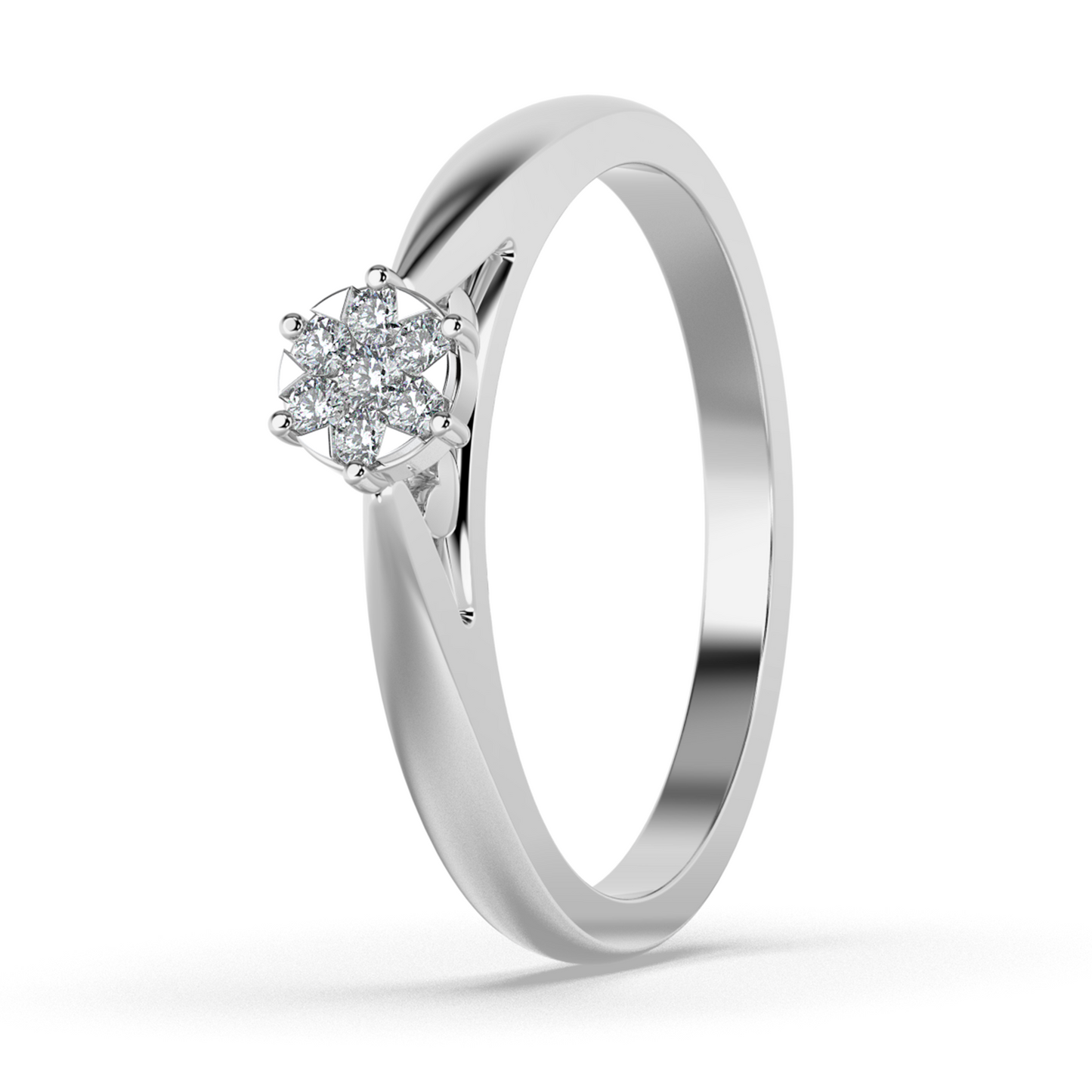 Amber Horizon 14Kt Diamond Ring