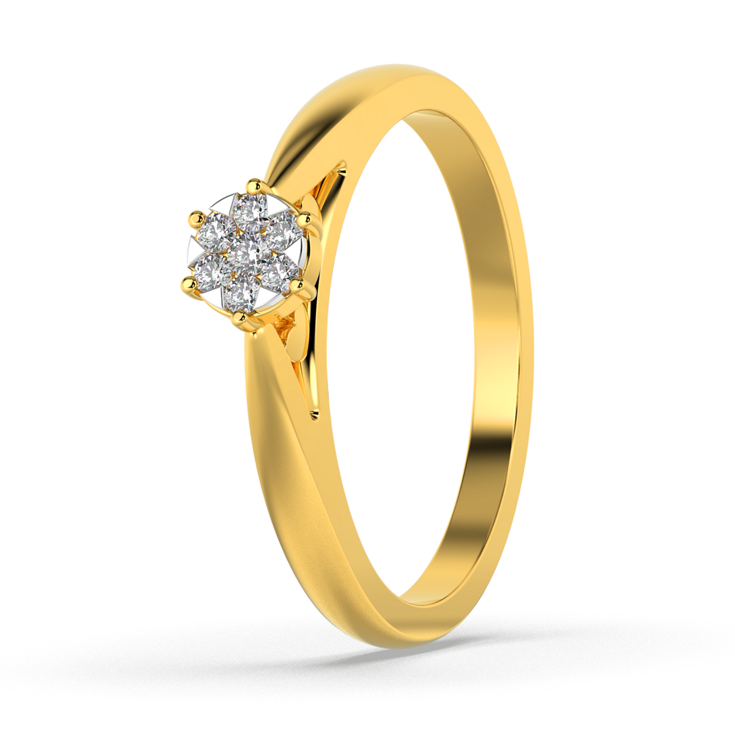 Amber Horizon 14Kt Diamond Ring