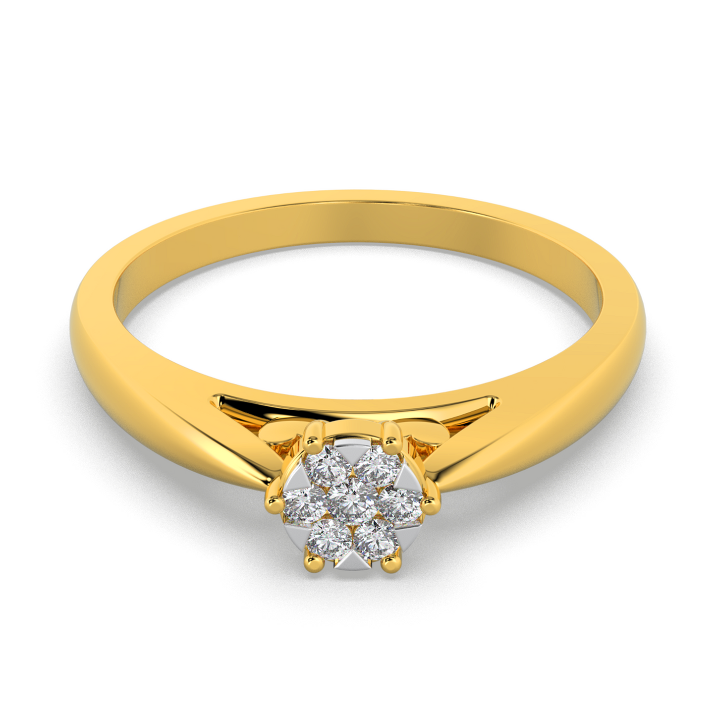 Amber Horizon 14Kt Diamond Ring