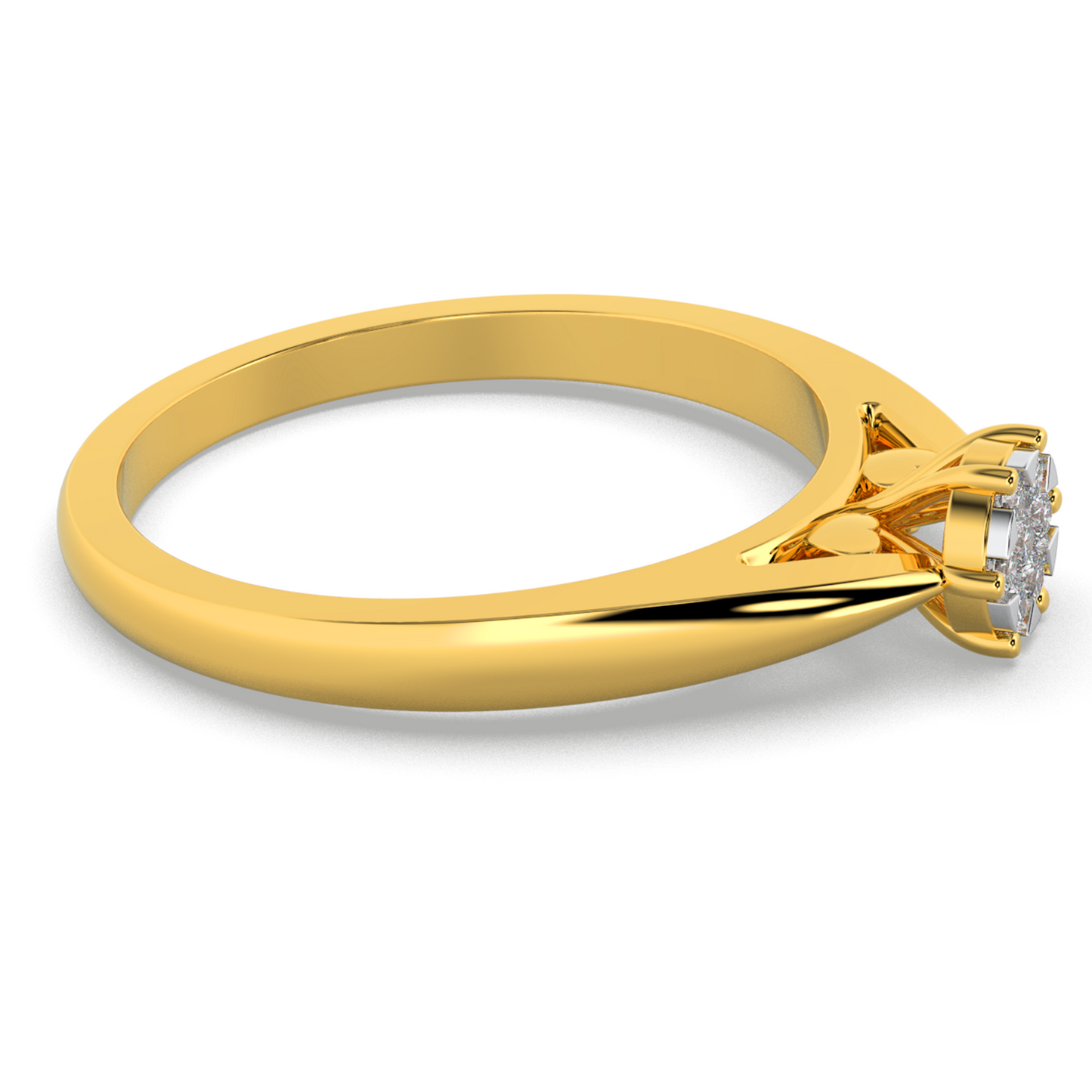 Amber Horizon 14Kt Diamond Ring