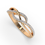 Roseate Charm 14Kt Diamond Ring