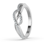 Roseate Charm 14Kt Diamond Ring