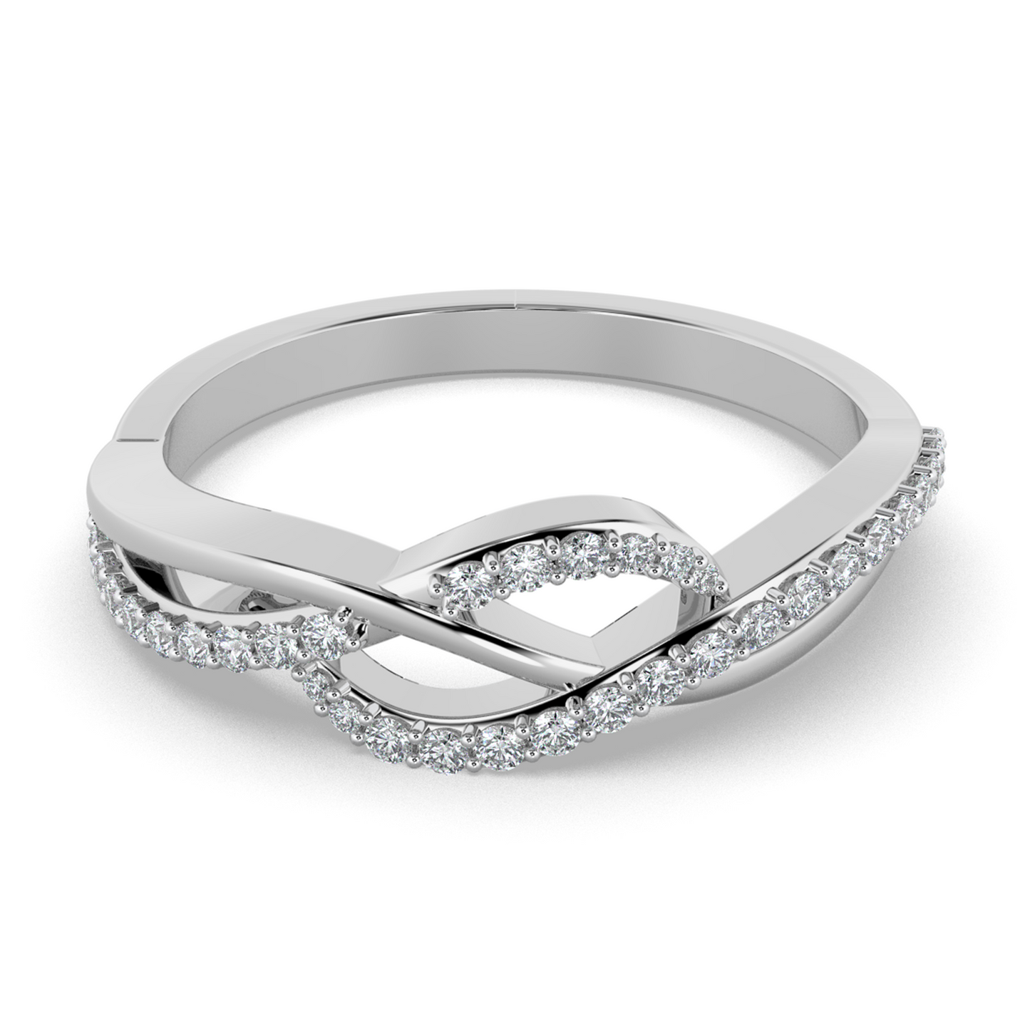 Roseate Charm 14Kt Diamond Ring