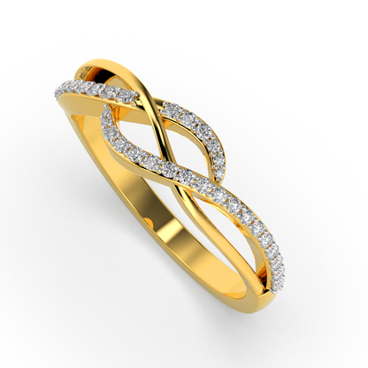 Roseate Charm 18Kt Diamond Ring