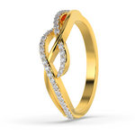 Roseate Charm 14Kt Diamond Ring