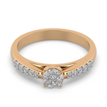 Eternal Flame 14Kt Diamond Ring
