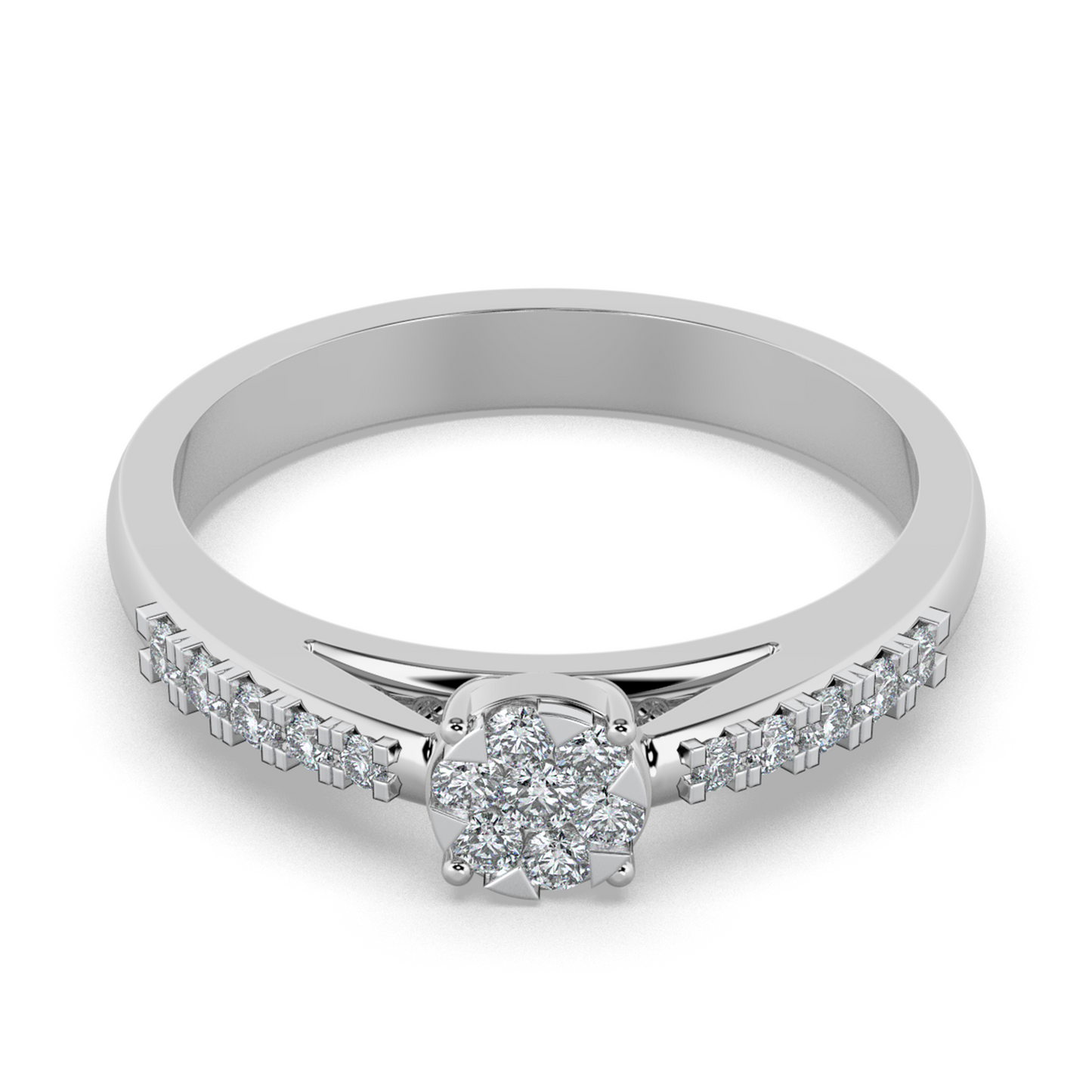 Eternal Flame 18Kt Diamond Ring