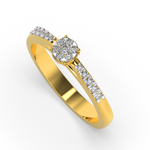 Eternal Flame 14Kt Diamond Ring