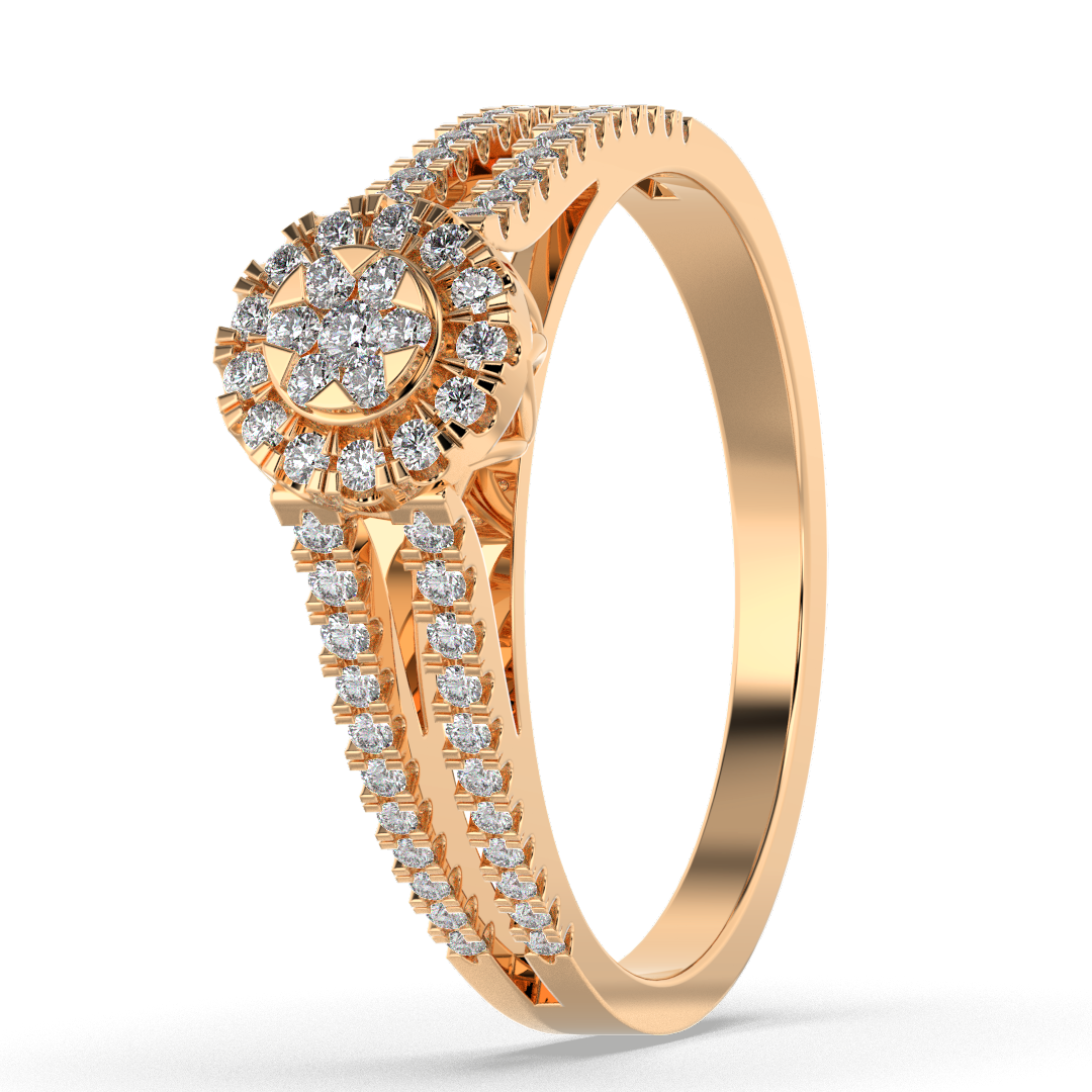 Eternal Bloom 14Kt Diamond Ring