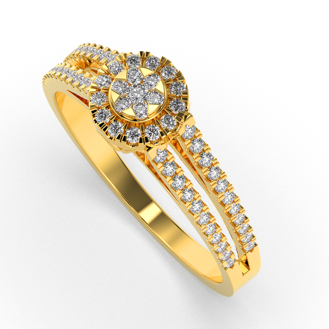 Eternal Bloom 14Kt Diamond Ring