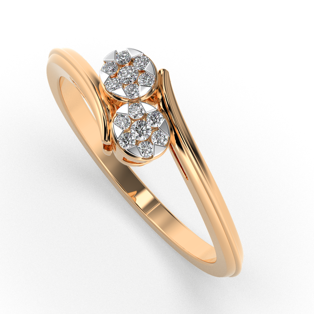 Opal Dawn 14Kt Diamond Ring