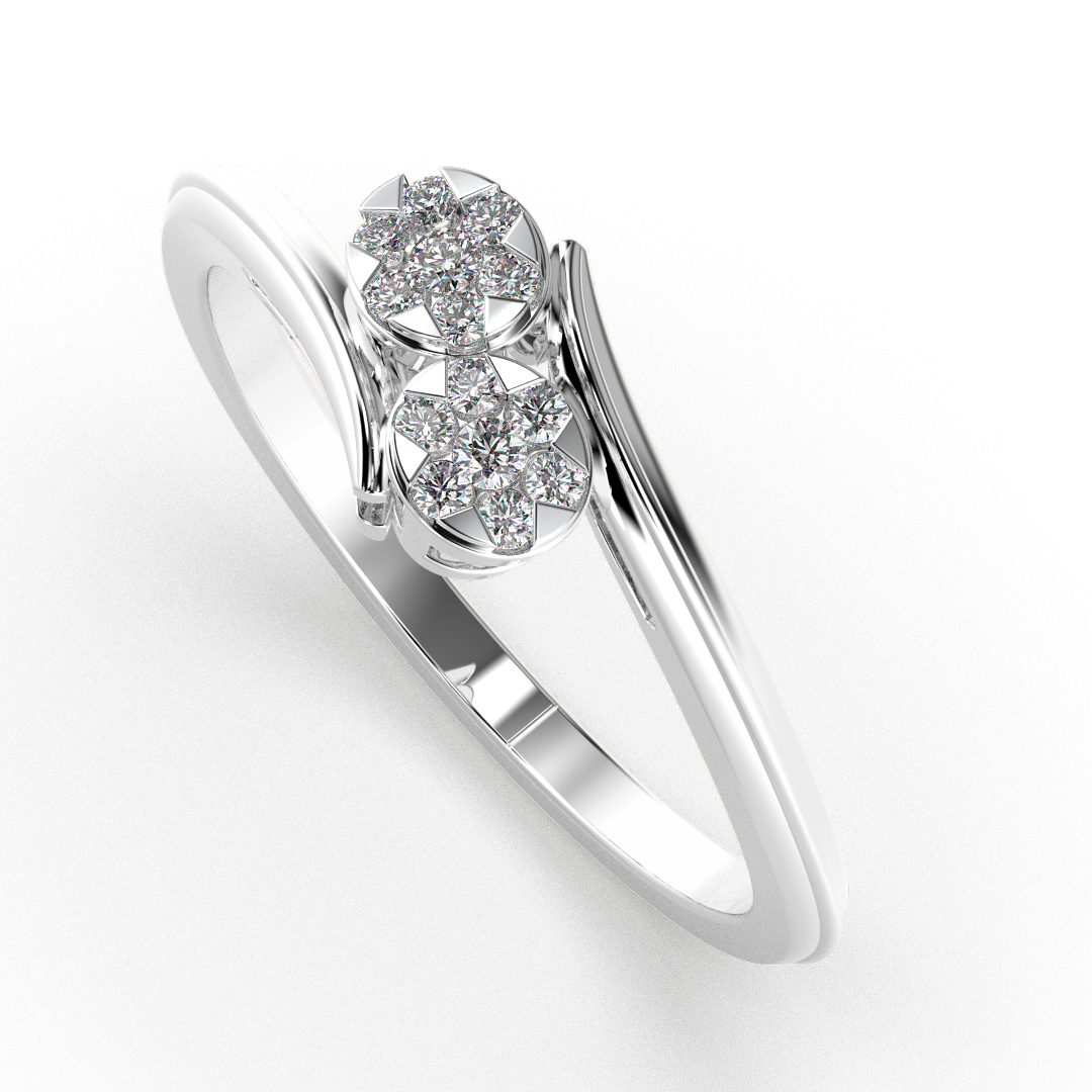 Opal Dawn 14Kt Diamond Ring