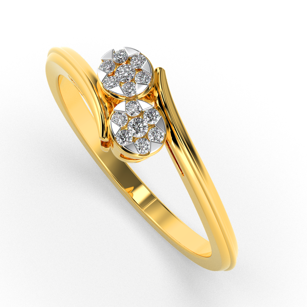 Opal Dawn 14Kt Diamond Ring