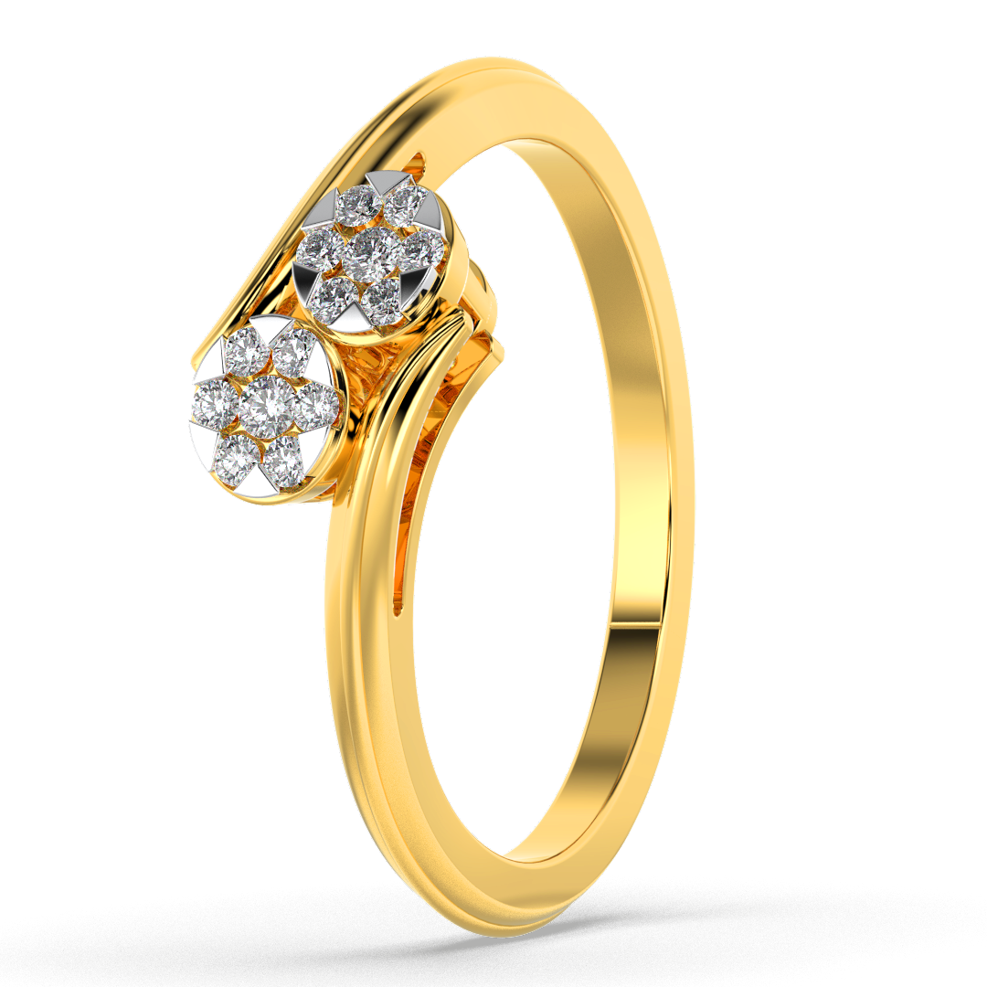 Opal Dawn 14Kt Diamond Ring