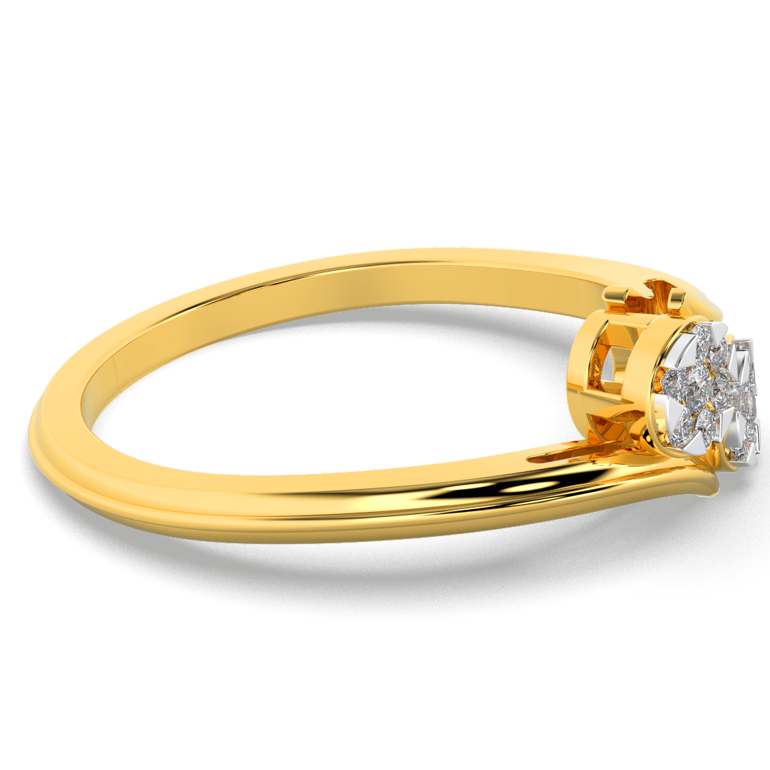 Opal Dawn 14Kt Diamond Ring