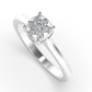 Starlit Rose 14Kt Diamond Ring