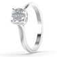 Starlit Rose 14Kt Diamond Ring