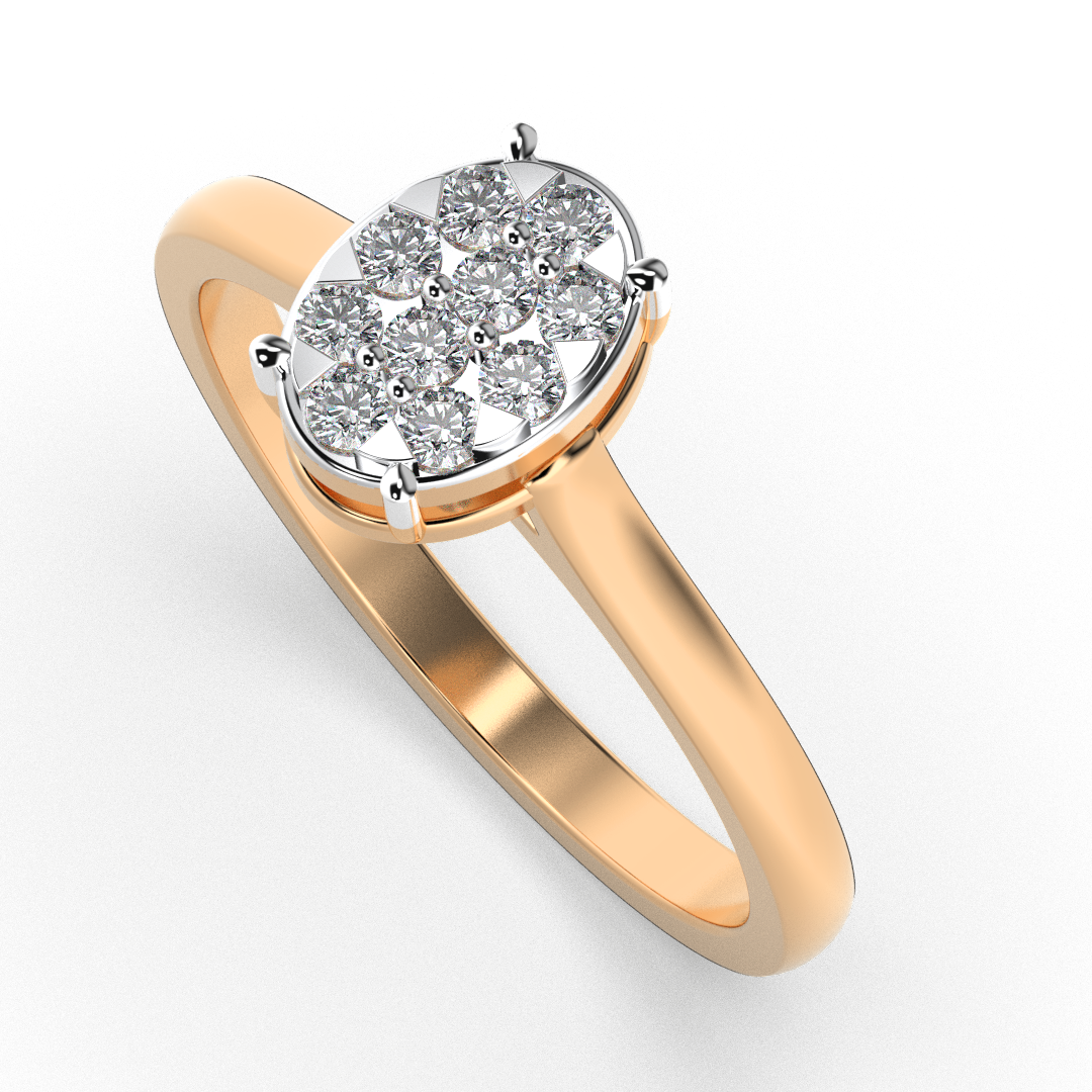 Velvet Horizon 14Kt Diamond Ring