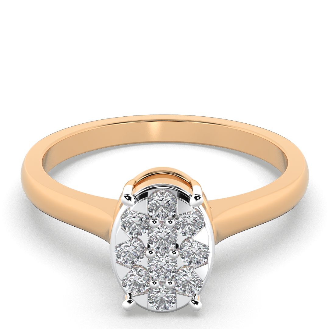 Pearl Bloom 14Kt Diamond Ring