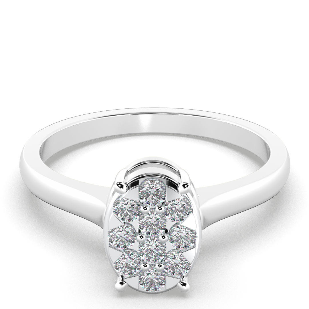 Pearl Bloom 18Kt Diamond Ring