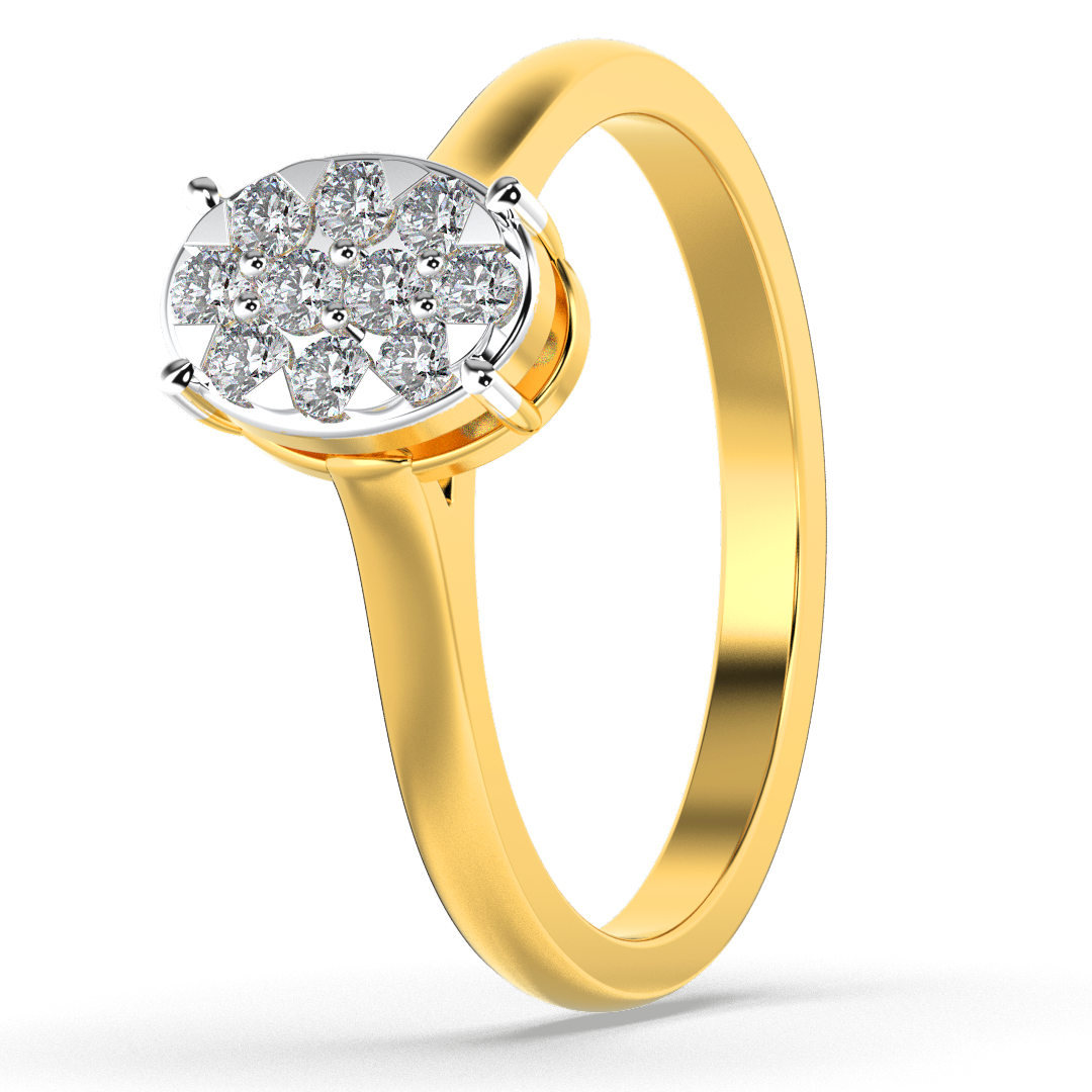 Velvet Horizon 14Kt Diamond Ring