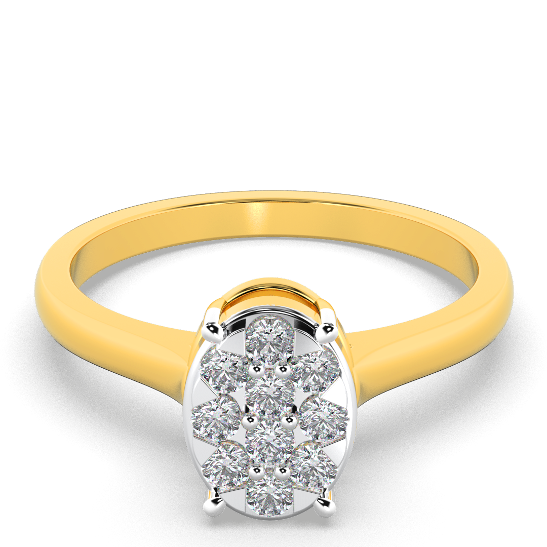Pearl Bloom 18Kt Diamond Ring