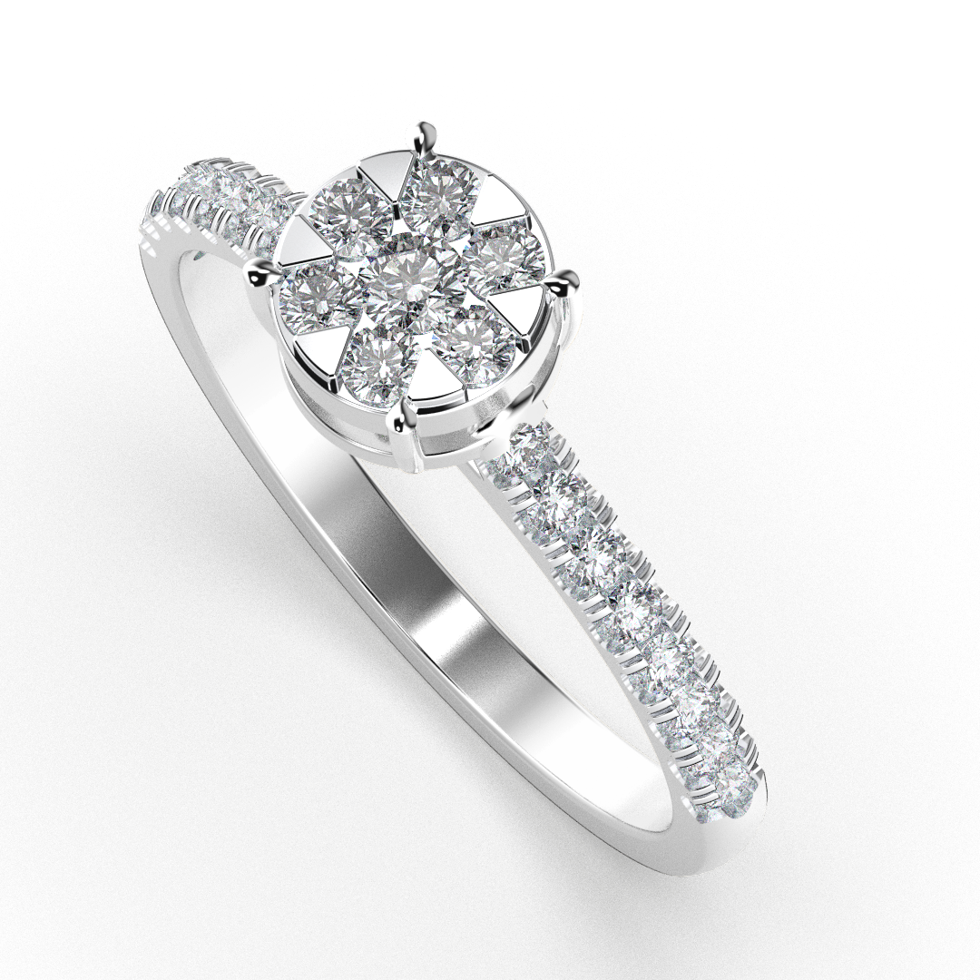 Ivory Ember 14Kt Diamond Ring