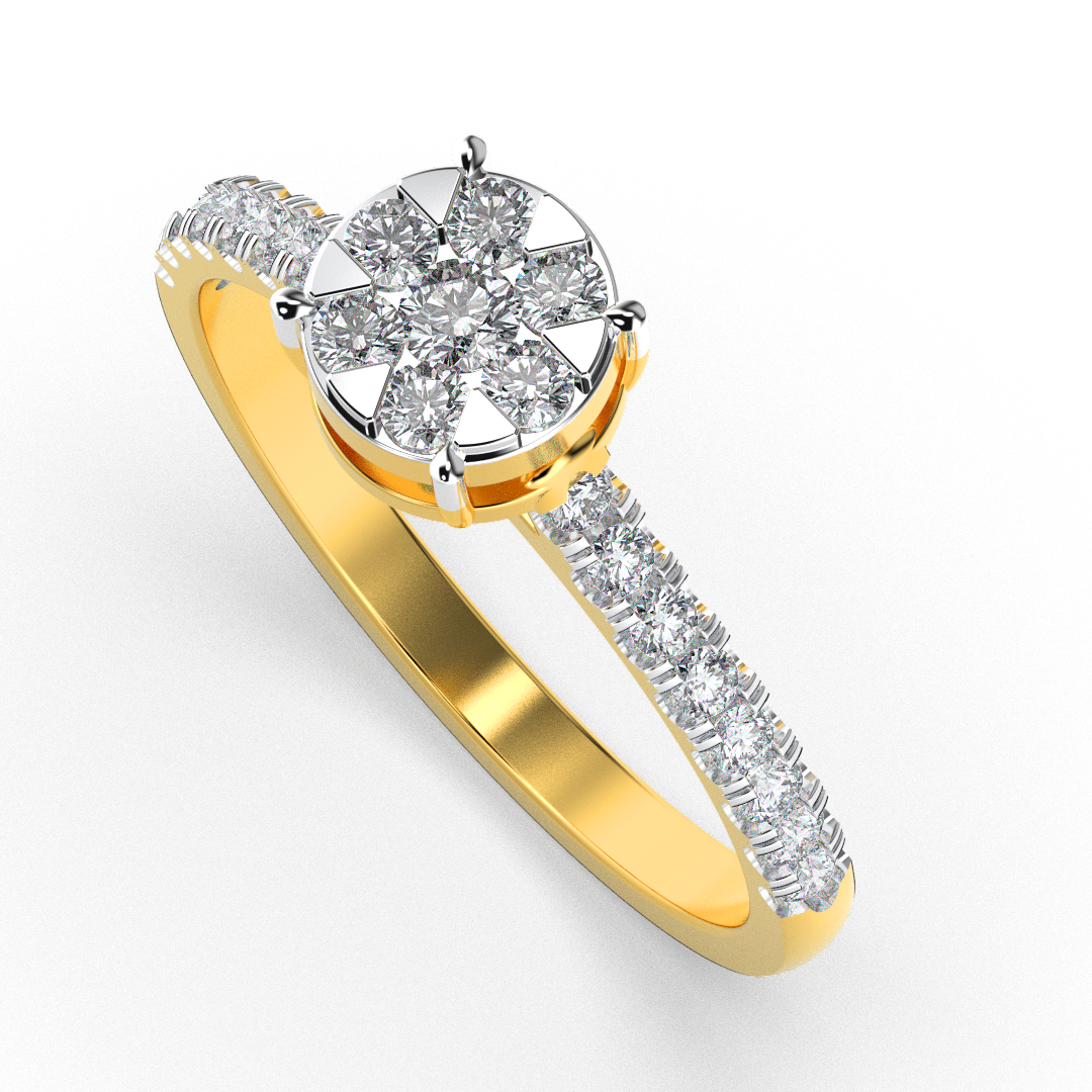 Ivory Ember 14Kt Diamond Ring
