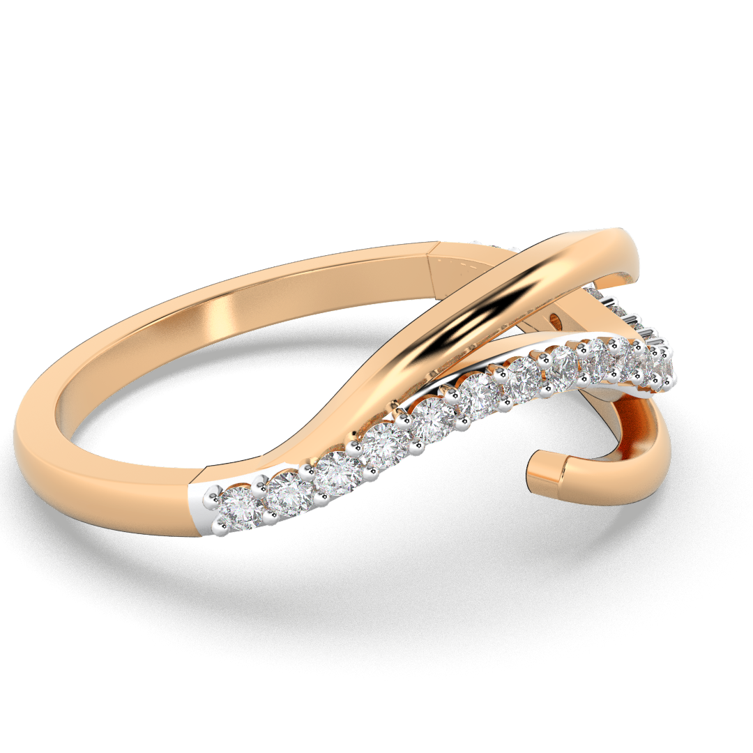Golden Aurora 14Kt Diamond Ring