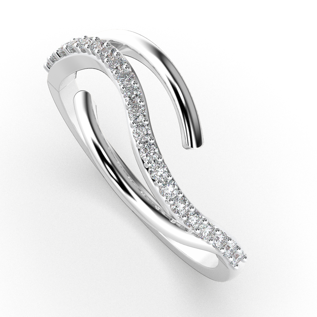 Golden Aurora 14Kt Diamond Ring