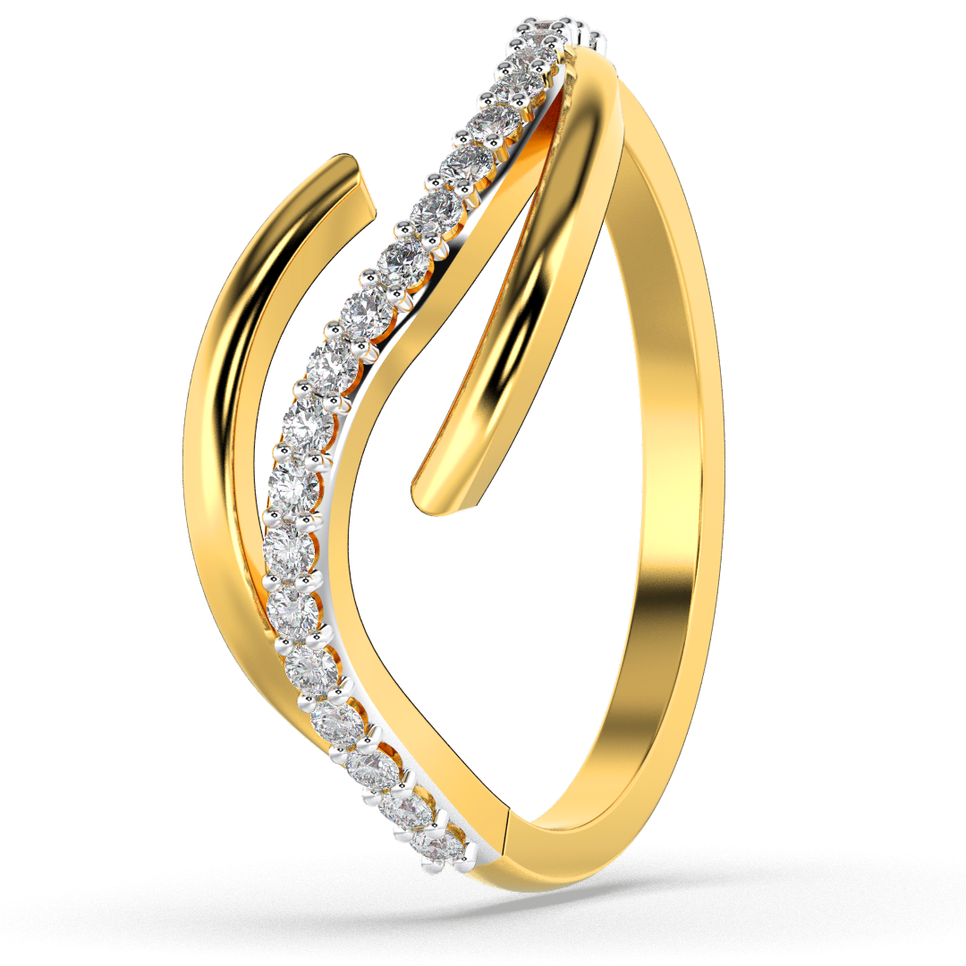 Golden Aurora 14Kt Diamond Ring