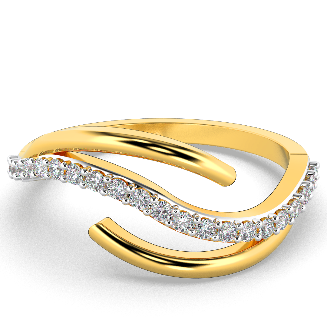 Golden Aurora 14Kt Diamond Ring