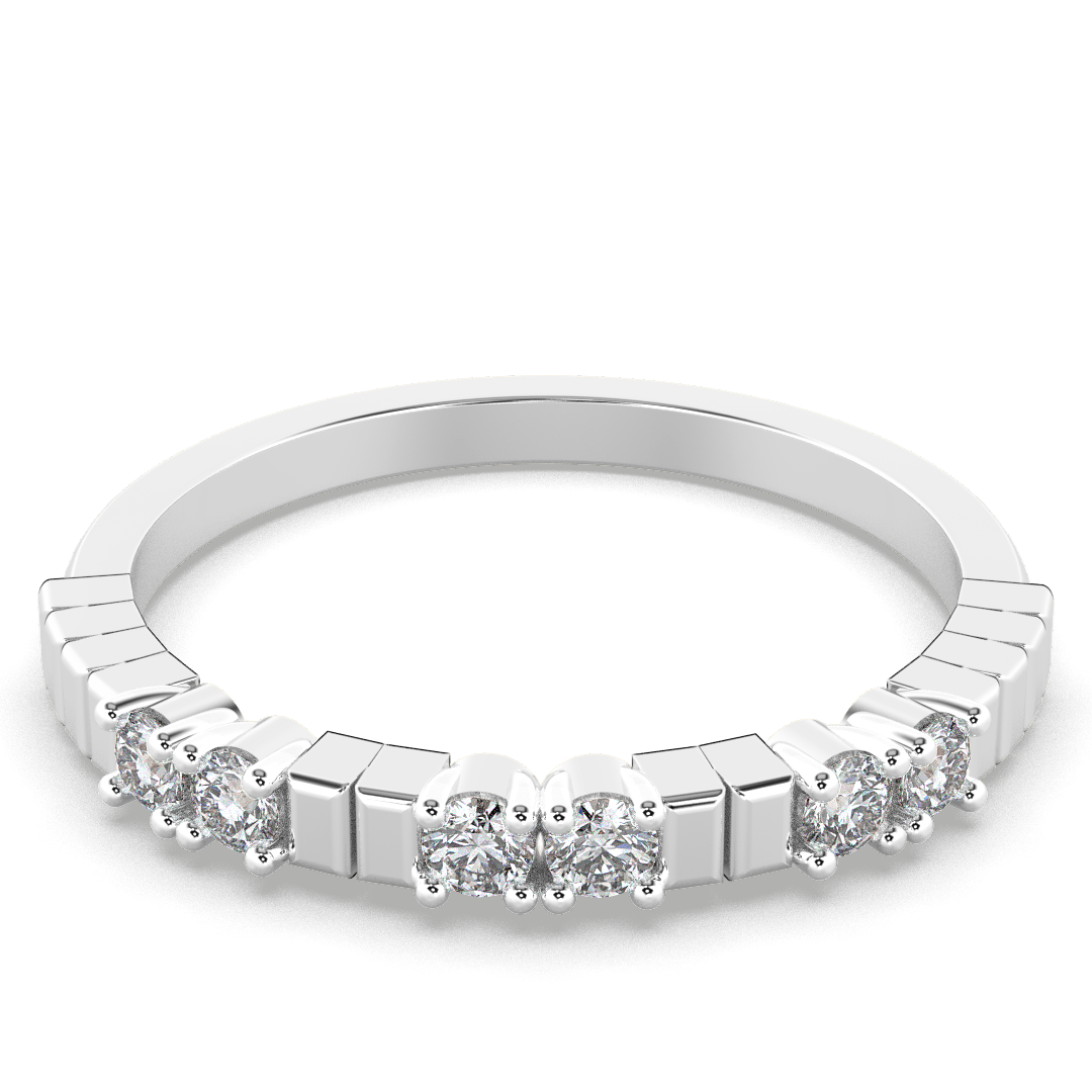 Gilded Whisper 14Kt Diamond Ring