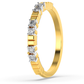 Crystal Orchid 14Kt Diamond Ring